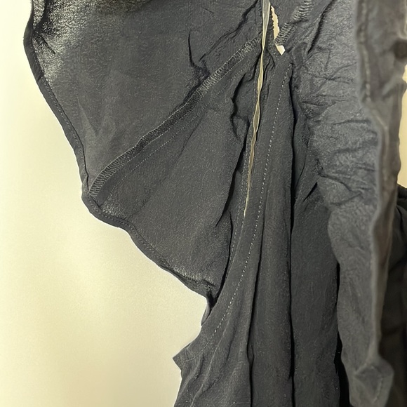 NWT Sanctuary Women’s Black Flounce Sleeveless Top Blouse Shirt XL PLUS SIZE - Picture 5 of 8